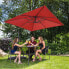 Фото #4 товара Садовый зонт Uniprodo Parasol kwadratowy 250 x 250 cm czerwony