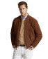 Фото #1 товара Men's Suede Bomber Jacket