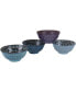 Фото #1 товара Set of Four Ooh La La Terrin Assorted Bowls, 24 oz