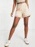 Puma organza mesh high waisted shorts in beige - exclusive to ASOS