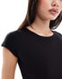 Фото #2 товара Cotton On cap sleeve crop top in black