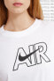 Фото #2 товара Sportswear Big Air Logo Oversized Tee T-Shirt Unisex Beyaz Tişört