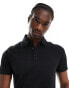 Фото #1 товара ASOS DESIGN Premium heavyweight polo 300gsm in black