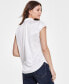 ფოტო #2 პროდუქტის Women's Cap-Sleeve Shirt