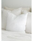 Фото #2 товара White 26X26 Down Cotton Waffle Weave Pillow