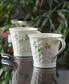 Фото #2 товара Кружки «Belleek Pottery» с рисунком листа клевера и плетением.