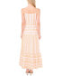 ფოტო #2 პროდუქტის Women's Apron-Neck Embroidered Maxi Dress