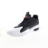 Фото #7 товара Reebok Solution Mid Mens Black Synthetic Lace Up Athletic Basketball Shoes