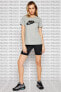 Фото #4 товара Sportswear Tee Essential icon Futura Gray Baskılı Kadın Tişört Gri