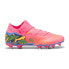 Фото #1 товара Puma Future 7 Match Nmj Firm GroundArtificial Ground Soccer Cleats Mens Pink Sne