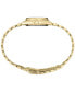 ფოტო #2 პროდუქტის Women's Analog Essentials Gold-Tone Stainless Steel Bracelet Watch 25mm