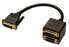 Фото #2 товара Lindy DVI Splitter Cable - 0.18 m - DVI-D - DVI-D - Black - Male/Female