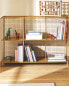 Children’s horizontal metal shelving unit