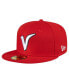 Фото #4 товара Men's Red Veracruz Aquilas Mexico League on Field 59FIFTY Fitted Hat