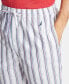 ფოტო #3 პროდუქტის Men's Cotton Striped Pajama Pants