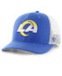 Фото #1 товара Men's Royal Los Angeles Rams Adjustable Trucker Hat