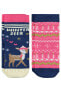 Фото #1 товара Kız Çocuk 2'li Havlu Çorap Set 3-11 Yaş Lacivert