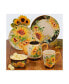 Фото #3 товара Sunflower Fields 4-Pc. Dinner Plates