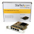 Фото #9 товара StarTech.com 4-Port PCIe Gigabit Network Adapter Card - Internal - Wired - PCI Express - Ethernet - 2000 Mbit/s