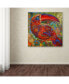 Oxana Ziaka 'Toucan Deco' Canvas Art - 14" x 14" x 2"