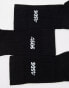 ASOS 4505 Icon 3 pack anti bacterial crew sport socks in black Черный, L - EU 42-46 - фото #4