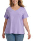 Plus Size V-Neck T-Shirt