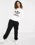 Фото #4 товара adidas Originals adicolor large logo sweatshirt in white