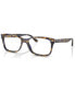 Unisex Square Eyeglasses, RX542855-O