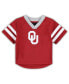 ფოტო #4 პროდუქტის Toddler Boys and Girls Crimson, Gray Oklahoma Sooners Red Zone Jersey and Pants Set