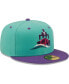 Фото #4 товара Men's Turquoise, Purple Peoria en el Rio Copa De La Diversion 59FIFTY Fitted Hat