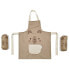 Фото #1 товара ALBERO MIO Children´S Waterproof Apron With Sleeves 60x50 cm Teddy Bear