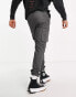 River Island tapered cargo trousers in grey