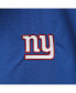 Men's Royal New York Giants Triumph Fleece Full-Zip Jacket