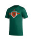 Фото #3 товара Men's Green Miami Hurricanes 2023/24 AEROREADY Homeland Plate Pregame T-shirt