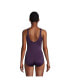 Фото #2 товара Women's Scoop Neck Soft Cup Tugless Sporty One Piece Swimsuit