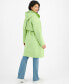 Фото #2 товара Flower Show Women's Water-Resistant Hooded Trench Coat, Created for Macy's