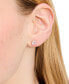 ფოტო #4 პროდუქტის Little Luxuries Pavé & Crystal Square Stud Earrings
