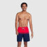 Speedo Men's 7" Colorblock Swim Shorts - Red/Blue S