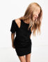 Фото #2 товара Calvin Klein Jeans cutout mini dress in black - exclusive to ASOS