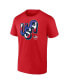 Фото #2 товара Men's Red Team USA Painting Paris T-Shirt