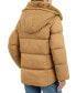 Фото #2 товара Women's Faux-Fur-Collar Hooded Puffer Coat, Created for Macy's