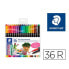 Set of Felt Tip Pens Staedtler 3187 Multicolour (36 Pieces)