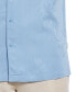 Men's Big & Tall Floral Textured Jacquard Short Sleeve Shirt