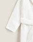 Фото #5 товара Children's velour bathrobe with trim detail