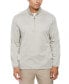 Фото #1 товара Men's Two-Tone Space-Dyed Quarter-Zip Golf Pullover