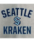 Фото #4 товара Men's Heather Gray Seattle Kraken Victory Arch T-shirt