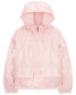 Фото #2 товара Kid Metallic Checkered Fleece-Lined Midweight Jacket 4