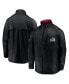 Men's Black Colorado Avalanche Authentic Pro Locker Room Rink Raglan Full-Zip Jacket