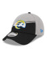 Men's Gray, Black Los Angeles Rams 2023 Sideline 9FORTY Adjustable Hat