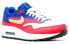 Кроссовки Nike Air Max 1 Premium "Magista Pack" сине-бело-розовые 454746-105 39 - фото #3